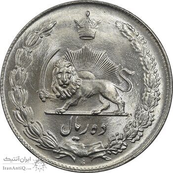 سکه 10 ریال 1340 - MS64 - محمد رضا شاه