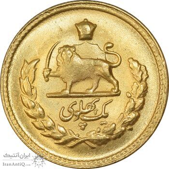 سکه طلا یک پهلوی 1324 - MS61 - محمد رضا شاه