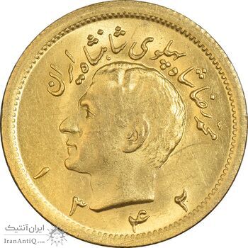 سکه طلا یک پهلوی 1342 - MS62 - محمد رضا شاه
