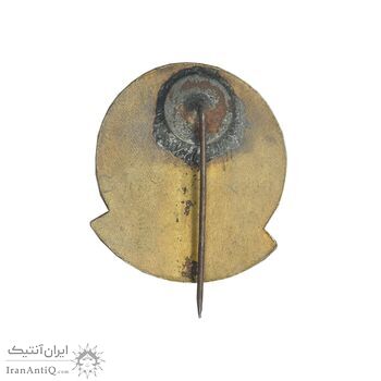 نشان سوزنی نخستین دهه انقلاب سفید 1351 - AU50 - محمد رضا شاه