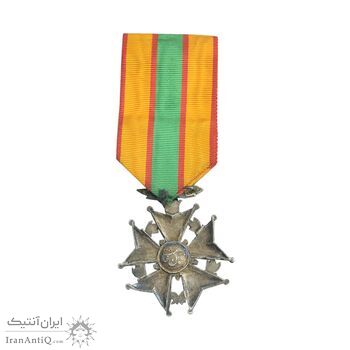 نشان خدمت شهربانی درجه دو - EF - رضا شاه