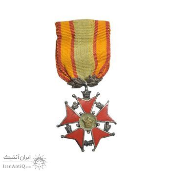 نشان خدمت شهربانی درجه دو - VF - رضا شاه