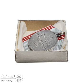 مدال جانباز کار - با جعبه فابریک - UNC - روسیه