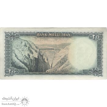 اسکناس 200 ریال سری سوم - تک - VF35 - محمد رضا شاه اسکناس 200 ریال سری سوم - تک - VF35 - محمد رضا شاه