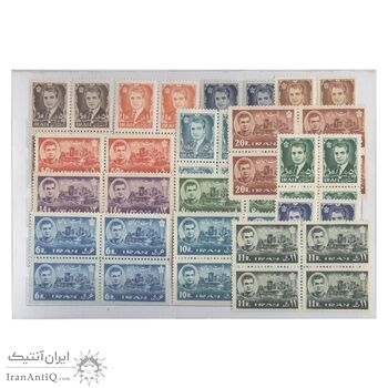 تمبر سری یازدهم پستی 1341 - سری اول - بلوک - محمد رضا شاه تمبر سری یازدهم پستی 1341 - سری اول - بلوک - محمد رضا شاه