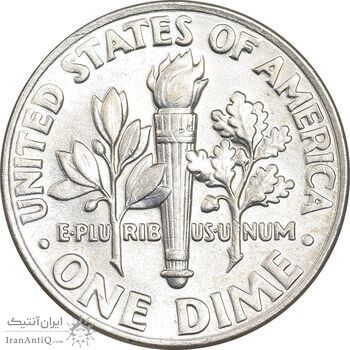 سکه 1 دایم 2001D روزولت - MS61 - آمریکا