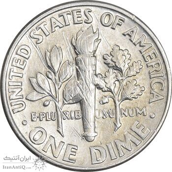 سکه 1 دایم 1988D روزولت - AU50 - آمریکا سکه 1 دایم 1988D روزولت - AU50 - آمریکا