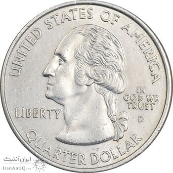 سکه کوارتر دلار 2002D ایالتی - لوئیزیانا - EF45 - آمریکا