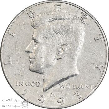 سکه نیم دلار 1993P کندی - EF45 - آمریکا