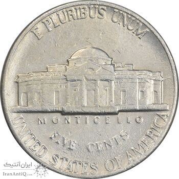 سکه 5 سنت 1994 جفرسون - EF40 - آمریکا