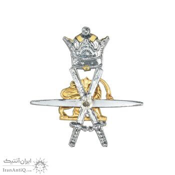 نشان کلاه نیروی زمینی ارتش - افسری - UNC - محمد رضا شاه