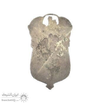 نشان نقره تاجگذاری رضا شاه 1305 - زرتشتیان - EF - رضا شاه