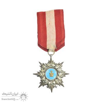 نشان دانش - با روبان - EF - رضا شاه