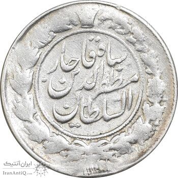 سکه 1000 دینار 1314 خطی - VF - مظفرالدین شاه