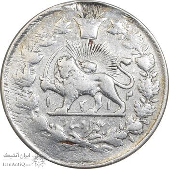 سکه 1000 دینار 1314 خطی - VF - مظفرالدین شاه