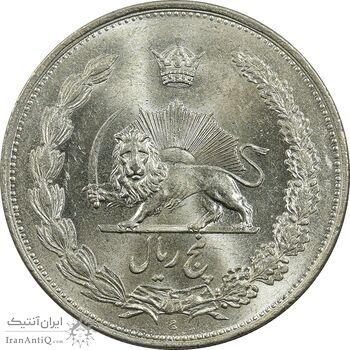 سکه 5 ریال 1310 - MS64 - رضا شاه