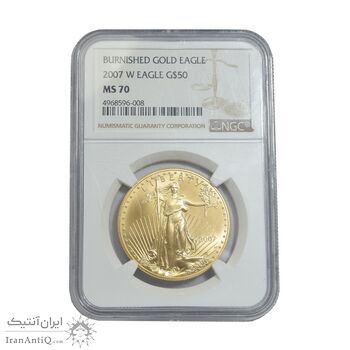 مدال یادبود طلا 50 دلار 2006 عقاب - MS70 - آمریکا