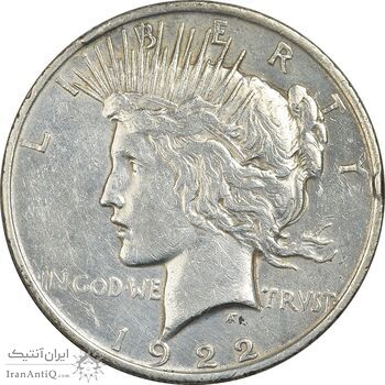 سکه یک دلار 1922 صلح - EF40 - آمریکا