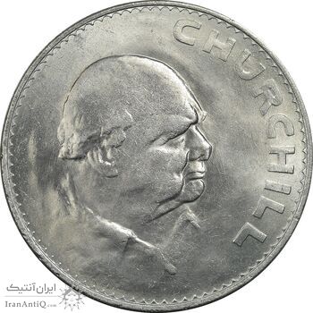 سکه 1 کرون 1965 الیزابت دوم - چرچیل - MS61 - انگلستان