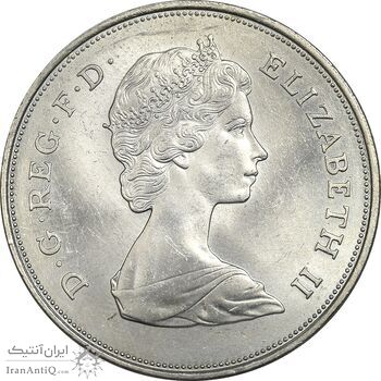 سکه 25 نیو پنس 1981 الیزابت دوم - MS61 - انگلستان