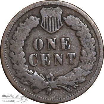 سکه 1 سنت 1895 سرخپوستی - VF30 - آمریکا