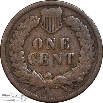 سکه 1 سنت 1896 سرخپوستی - VF30 - آمریکا