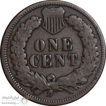 سکه 1 سنت 1893 سرخپوستی - EF40 - آمریکا