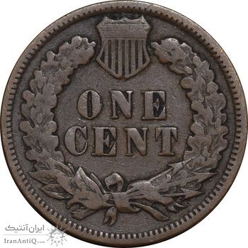 سکه 1 سنت 1895 سرخپوستی - EF40 - آمریکا