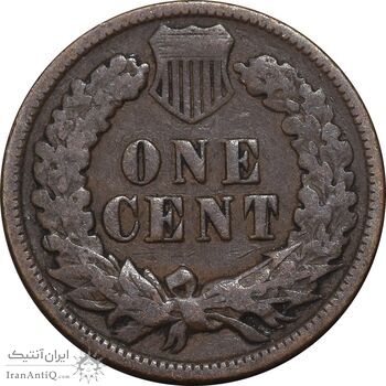 سکه 1 سنت 1896 سرخپوستی - EF40 - آمریکا