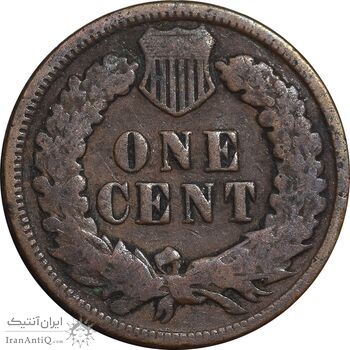 سکه 1 سنت 1898 سرخپوستی - EF40 - آمریکا