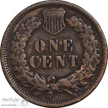 سکه 1 سنت 1899 سرخپوستی - EF40 - آمریکا