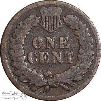 سکه 1 سنت 1888 سرخپوستی - VF35 - آمریکا