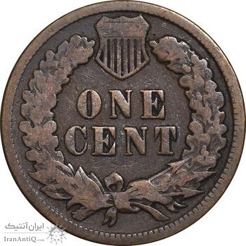 سکه 1 سنت 1889 سرخپوستی - VF35 - آمریکا