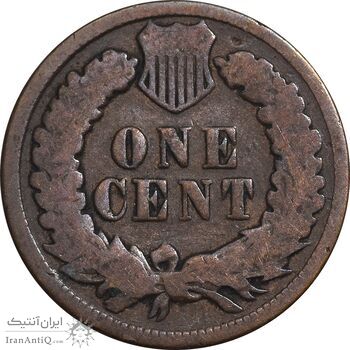 سکه 1 سنت 1893 سرخپوستی - VF35 - آمریکا