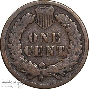 سکه 1 سنت 1897 سرخپوستی - VF35 - آمریکا