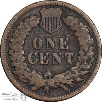 سکه 1 سنت 1909 سرخپوستی - VF35 - آمریکا