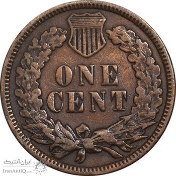 سکه 1 سنت 1889 سرخپوستی - EF45 - آمریکا