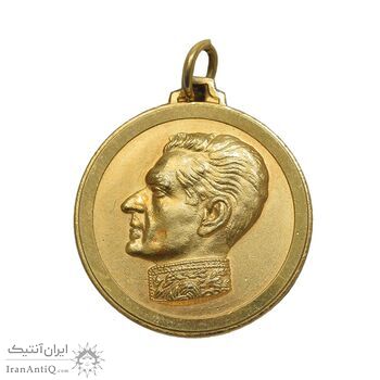 مدال یادبود میلاد شاهنشاه آریامهر 1354 - UNC - محمد رضا شاه
