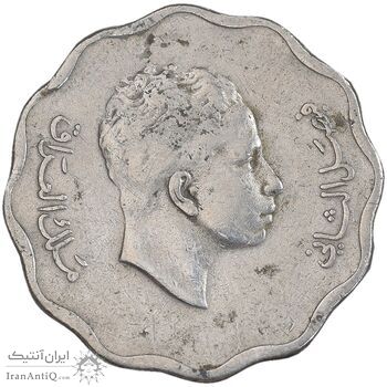 سکه 4 فلس 1953 فیصل دوم - EF40 - عراق سکه 4 فلس 1953 فیصل دوم - EF40 - عراق