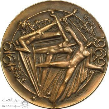 مدال یادبود پنجاهمین سالگرد KLM - هلند - EF