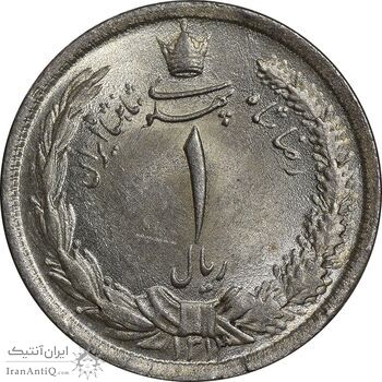 سکه 1 ریال 1313 - MS62 - رضا شاه
