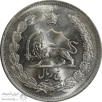 سکه 5 ریال 1310 - MS63 - رضا شاه
