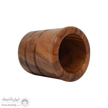 انگشتانه چوبی قدیمی با طرح مایورکا  - کد 007065