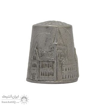 انگشتانه سربی قدیمی با طرح کلیسای جامع روچستر - کد 007067