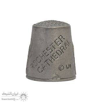 انگشتانه سربی قدیمی با طرح کلیسای جامع روچستر - کد 007067