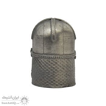 انگشتانه سربی قدیمی با طرح کلاهخود - کد 007069