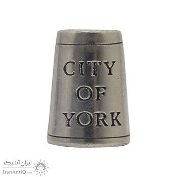 انگشتانه سربی قدیمی با طرح شهر یورک  - کد 007070
