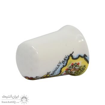 انگشتانه چینی قدیمی طرح جزیره جرزی - کد 006599 انگشتانه چینی قدیمی طرح جزیره جرزی - کد 006599