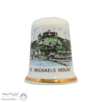 انگشتانه چینی قدیمی طرح جزیره میکائیل - کد 007046