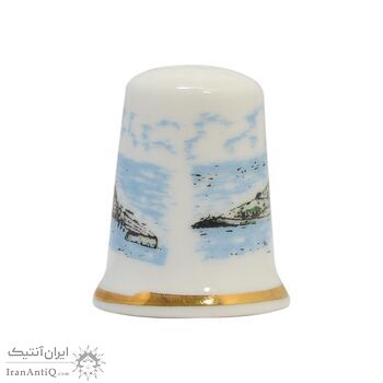 انگشتانه چینی قدیمی طرح جزیره میکائیل - کد 007046